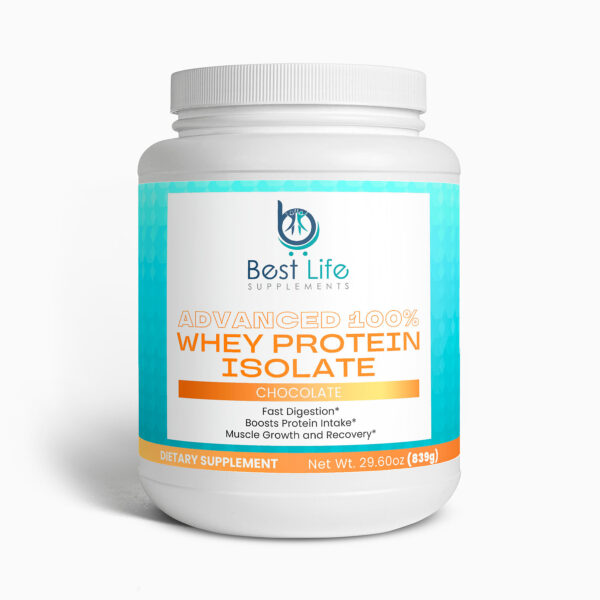 Advanced 100% Whey Protein Isolate (Chocolate) - Image 2