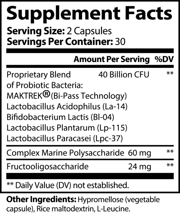 Probiotic 40 Billion with Prebiotics - Image 2