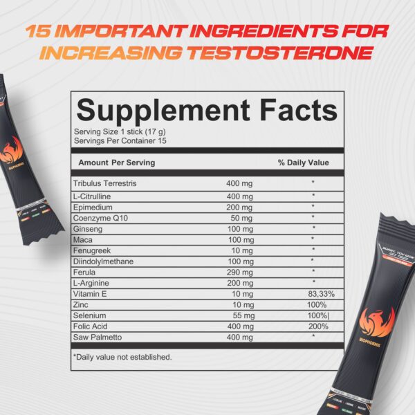 BIOPHOENIX TESTOSTERONE HONEY | Supplement for Men - Image 4